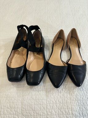 Leather Flat Bundle size 9 Jessica Simpson Ballet Tommy Hilfiger Pointed Toe